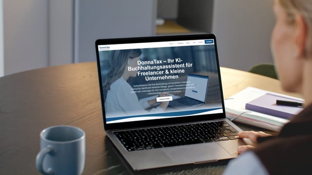 DonnaTax Dashboard - AI-powered accounting assistant for automated document processing
