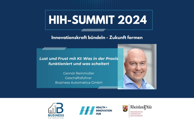 HIH Summit 2024 Konferenz Ankündigung
