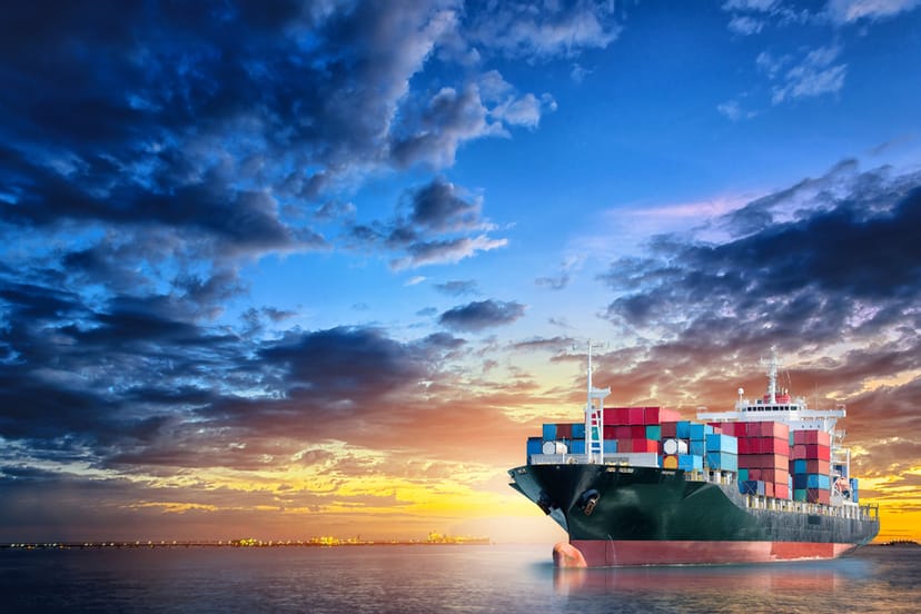 Maritime container logistics and blockchain integration
